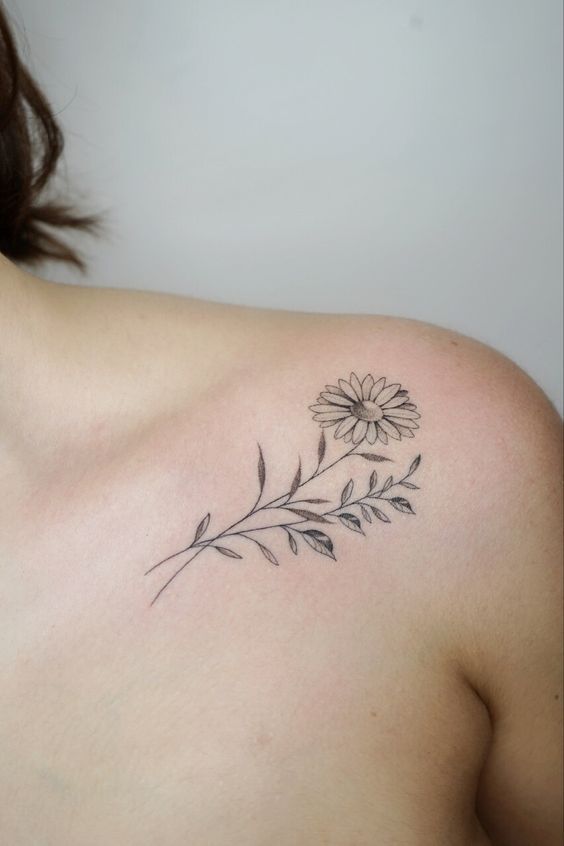 Tatouages ​​​​de fleurs de symbole d’automne 6