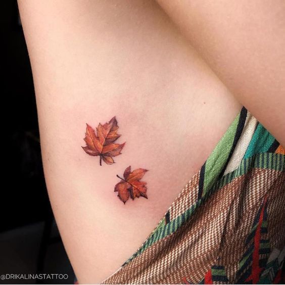 Tatouages ​​​​de feuille d