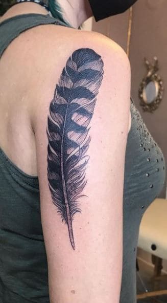 Tatouages ​​​​en plumes de hibou 5