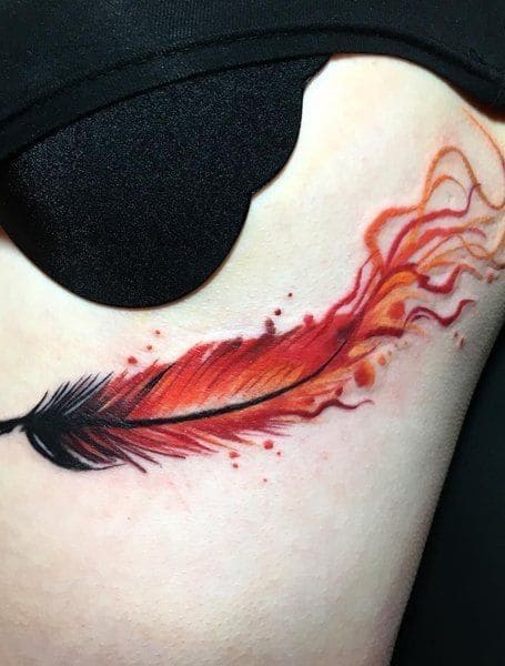 Tatouages ​​​​de plumes de phénix 5