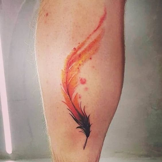 Tatouages ​​​​de plumes de phénix 7