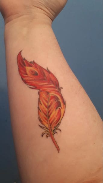 Tatouages ​​​​de Plumes De Phénix 8