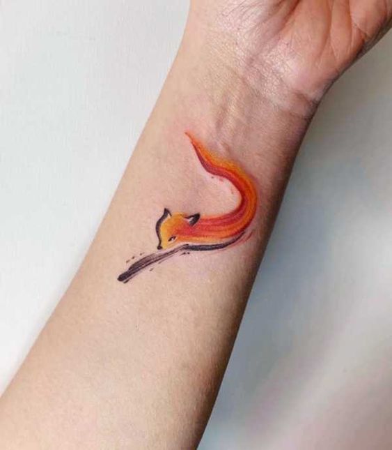 Tatouages ​​​​de renard roux 3